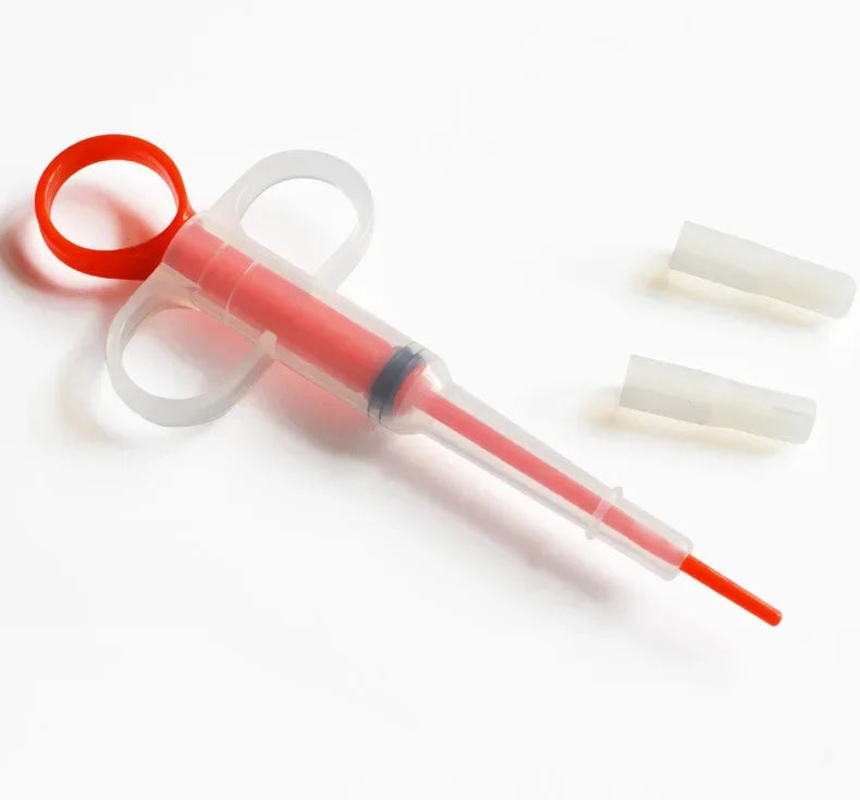 Pet Pills Applicator Cats Dogs Syringe Medicine Feeder Insect Repellent Supplies Can Clip Pills Cats and Dogs Pet Water Feeder