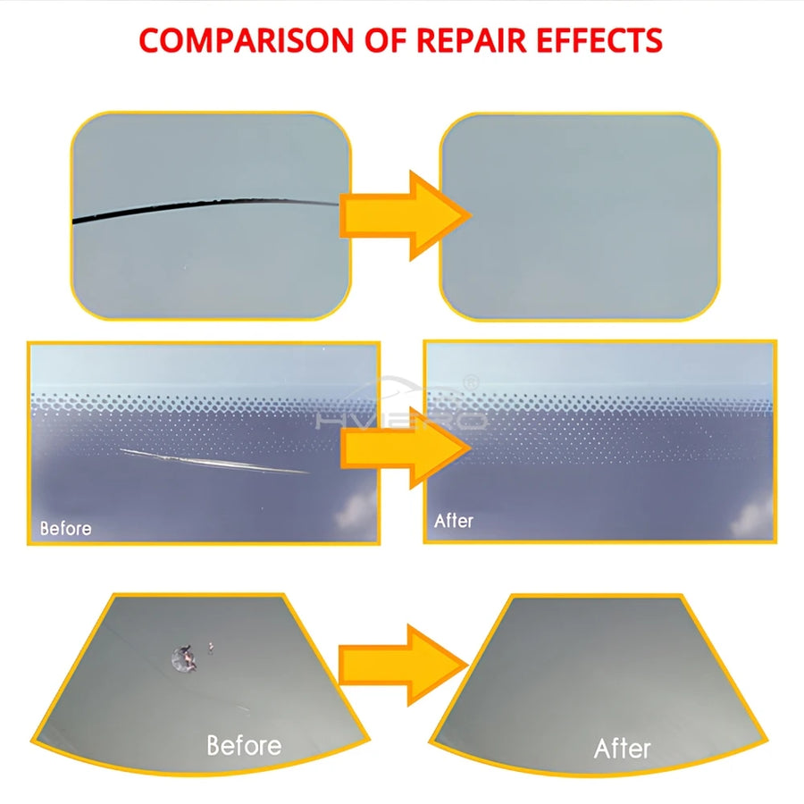 1/4/10X Car Windshield Cracked Repair Tool DIY Window Phone Screen Kit Restoration Curing Glue Auto Glass Scratch Crack Restore