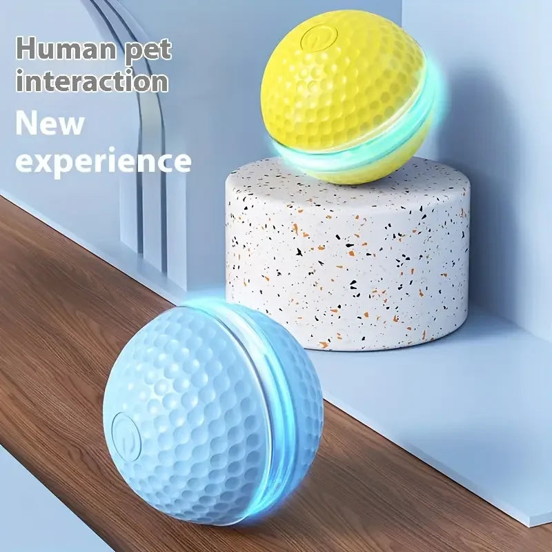 Smart Cat Toys Balls Automatic Interactive Pet Electric Rolling Teaser USB Rechargeable Kitty Moving Bouncing ball Mouse Car toy