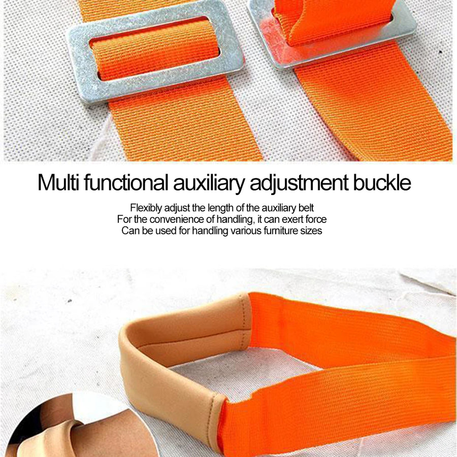 2-Person Lifting And Moving Straps Move Lift Carry  Secure Furniture Heavy Objects Safely Move And Carry Furniture Moving Belt ﻿