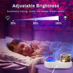 Star Projector 6 OceanWave Patterns Water Light Projector For Bedroom Home  Nebula starry light Wedding Christmas Decor lights