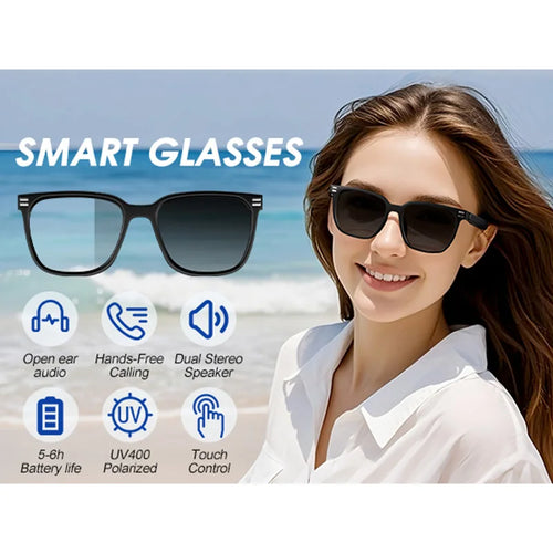 Xiaomi Smart Glasses Bluetooth Anti Blue Photochromic listen Music Calls Color Changing Lens Versatile Functions Stylish Glasses