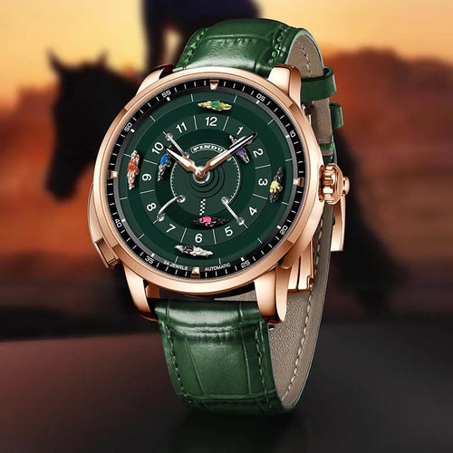Pindu Horse Gambling Series Men's Full Automatic Mechanical Watch European Racing Roulette Entertainment Design Party Watch