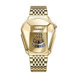 Men's New Trend Motorcycle Personality Waterproof Quartz Watch