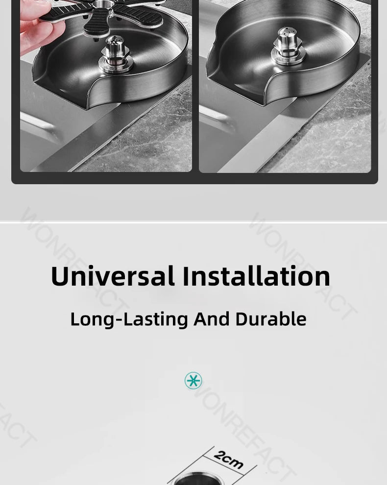 Kitchen Sink Glass Rinser Faucet Cup Rinser for Kitchen Sinks Bottle Washer Kitchen Sink Accessories Stainless Steel