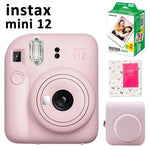 Original Fujifilm Instax Mini 12 Camera + 20 Sheets Instax Mini Film+ Album +Case Bag+ 10 in 1 Kits For Girl New Year Day Gifts