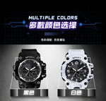 Men's Junior High School Student Fashion Trend Black Technology Sports Glow Men's Electronic Watch