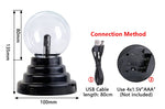 Magic Crystal Plasma Ball Lamp 3 4 5 6 8 Inch Electric Lamp Night Light Kids Gift Birthday Christmas Novelty Glass Plasma Lamp