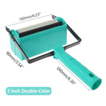 DIY Wall Decoration Tools - 5 Inch Handle Grip Applicator Plus 5" Wall Pattern Painting Roller Painting Tools Wall Paint