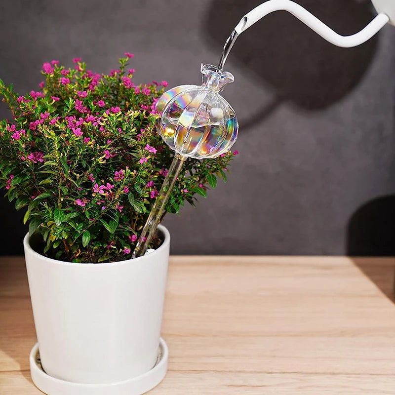 Glass Automatic Plant Watering Bulbs Shape Flower Plant Water Dripper Lightweight Houseplant Device Drip Irrigation System