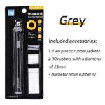 Electric Erasers Less Rubber Crumb Thick/Thin Rubber can be Changed Simple Korean Stationery Safe and Efficient School Supplies