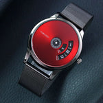 Student men's watch trend new red fashion durable cool handsome gentleman leisure business men's watch