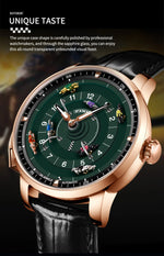 Pindu Horse Gambling Series Men's Full Automatic Mechanical Watch European Racing Roulette Entertainment Design Party Watch