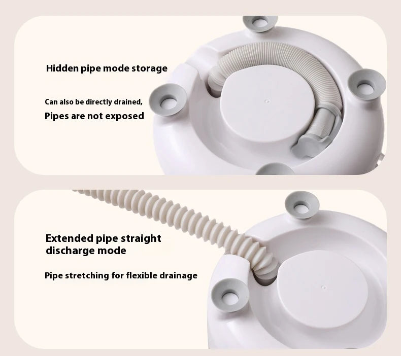 Portable Mini Washing Machine Automatic Washer Machine Clothes Cleaning Tool For Dormitories Travel Camping Hotel Apartment