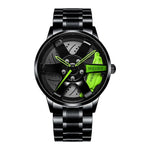 Fashion Wheel Design Men Watch Unique Trend Steel Racing Brake Calipers Quartz Watches For Man Gifts Hot Sale