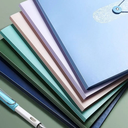 A4 Organ File Folder 8 Grids Document Organizer Paper Documents Folder Office School Supplies Large Capacity Expanding File Bag