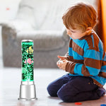 LED Bubble Tube Light Color Changing Artificial Fish Tank Lamp Fake Aquarium Lamp for Home Desk Bedroom