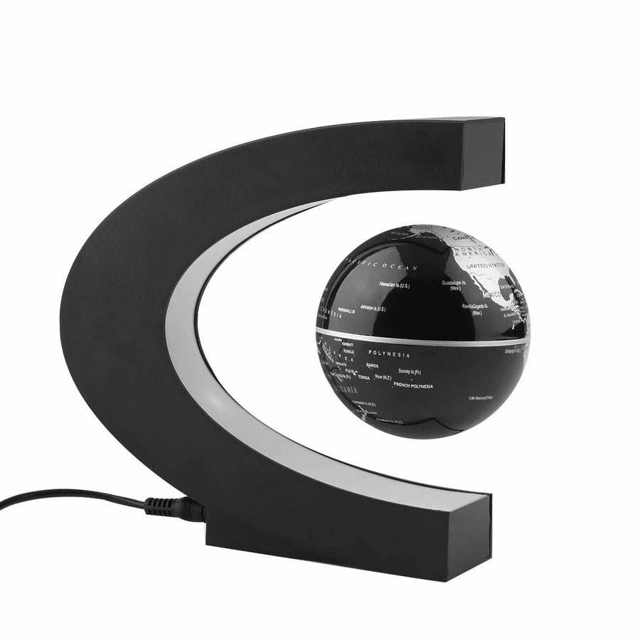 E2 LED World Map Globe Magnetic Levitation Floating Globe Antigravity Lamp Novelty Ball Light Birthday Home Room Decoration Gift