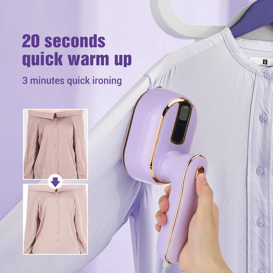 Mini Garment Steamer Portable Folding Handheld Steam Iron Home Travelling For Clothes Ironing Wet Dry Ironing Machine