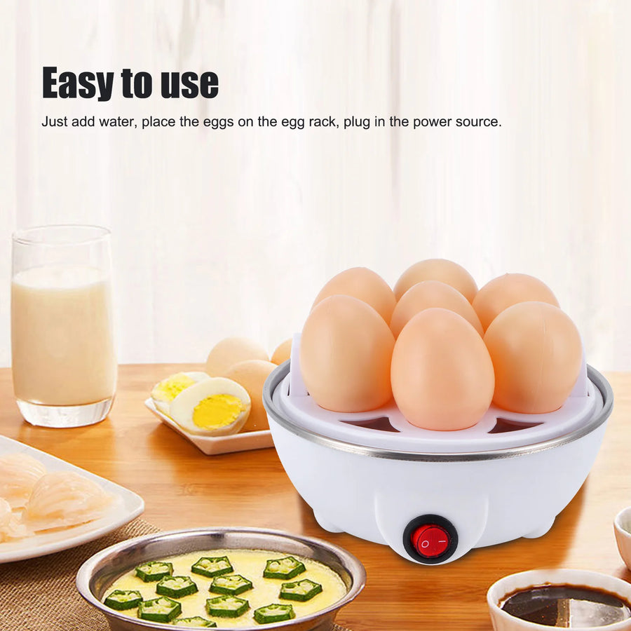 Electric Eggs Boiler Multifunctional Mini Eggs Cooker  Poacher for Kitchen Use Household Applicance