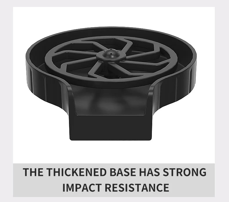 Kitchen Sink Rinser Automatic Glass Cup Washer High Pressure Bar  Beer Milk Tea  Cleaner Accessories Wash  Tool