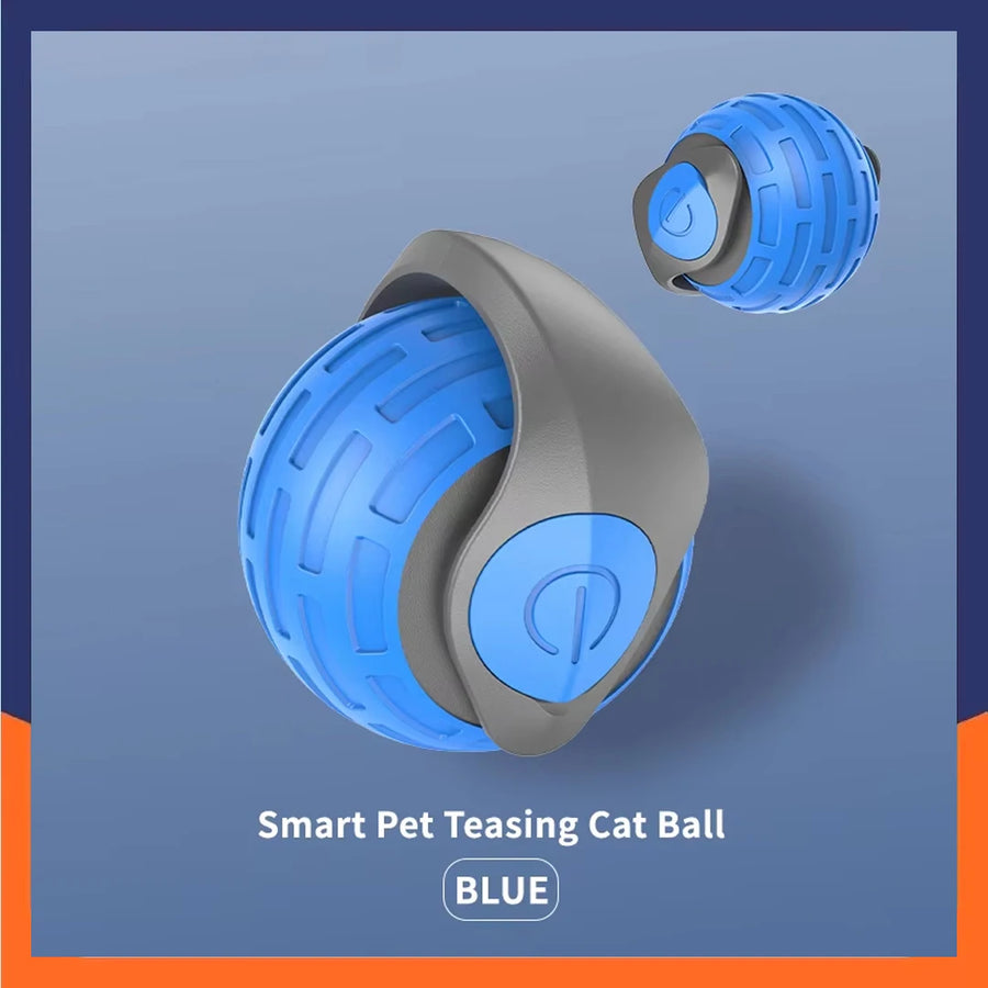 New Smart Pet Toy Ball Electric Interactive Game Automatic  Jumping Rolling Ball Rechargeable Moving Puppy Cat Entertainment Toy