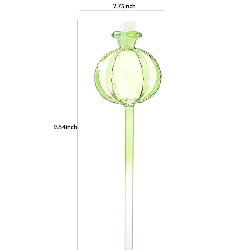 Glass Automatic Plant Watering Bulbs Shape Flower Plant Water Dripper Lightweight Houseplant Device Drip Irrigation System