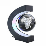 E2 LED World Map Globe Magnetic Levitation Floating Globe Antigravity Lamp Novelty Ball Light Birthday Home Room Decoration Gift