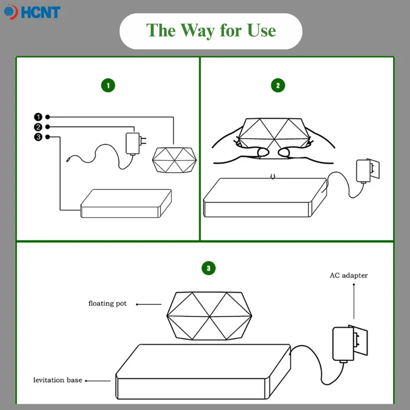Levitating Air Bonsai Pot Rotation Flower Pot Planters Magnetic Floating Pot Potted Plant Flowers And Plants Home For Home Decor