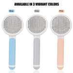 Cat Hair Cleaner Pet Accessories Cleaning and Beauty Products Self Cleaning Brush Pet Comb Plastic